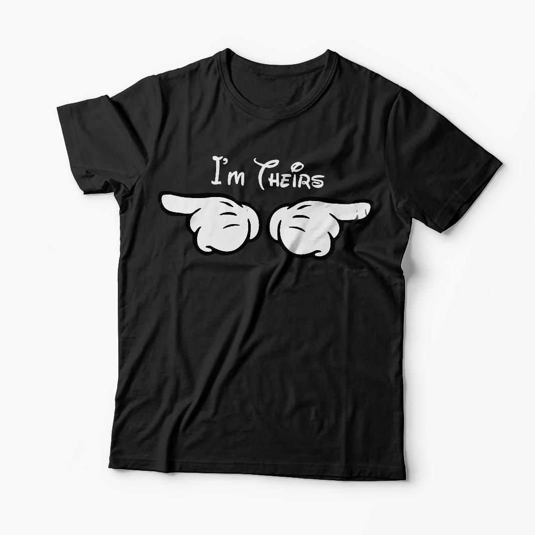 Set Tricou Familie - I'm His - I'm Hers - I'm Theirs - Copii-Negru