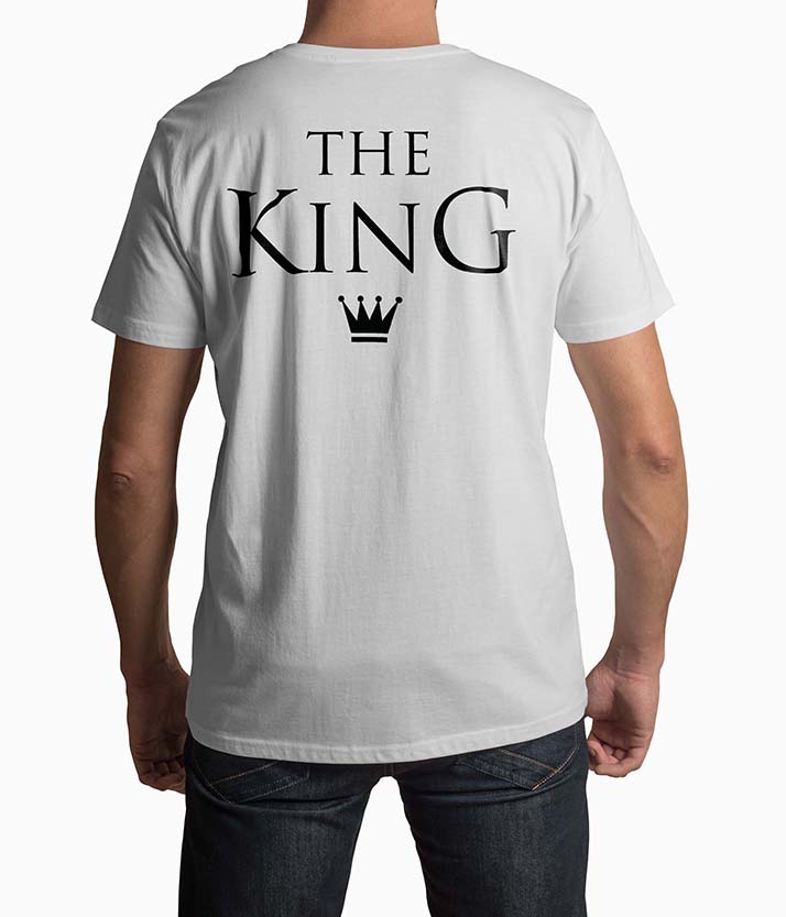 Tricou Barbati Personalizat The King