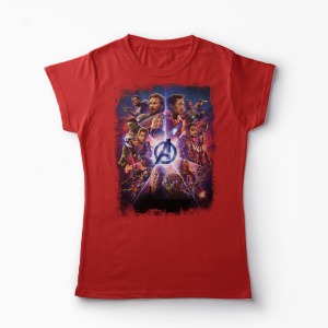 Tricou Avengers Infinity War  - Femei-Roșu