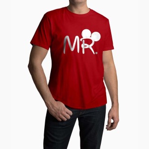 Tricou Barbati Personalizat Mr - Bărbați-Rosu