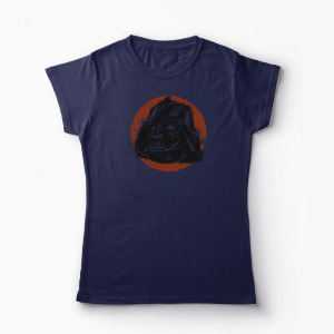 Tricou Casca Darth Vader - Star Wars - Femei-Bleumarin