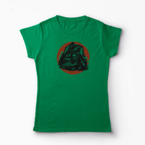 Tricou Casca Darth Vader - Star Wars - Femei-Verde