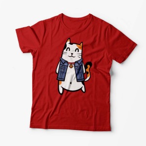 Tricou Cool Cat - Bărbați-Roșu