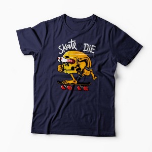 Tricou Craniu Skate or Die - Bărbați-Bleumarin