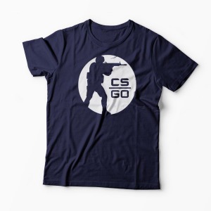 Tricou CS GO Logo - Bărbați-Bleumarin