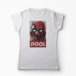 Tricou Deadpool 2 - Femei-Alb