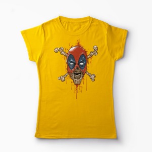 Tricou DeadZombie - Femei-Galben