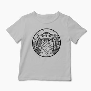 Tricou Extraterestru Ufo - Copii-Gri