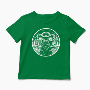 Tricou Extraterestru Ufo - Copii-Verde