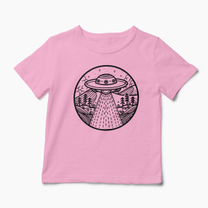 Tricou Extraterestru Ufo - Copii-Roz