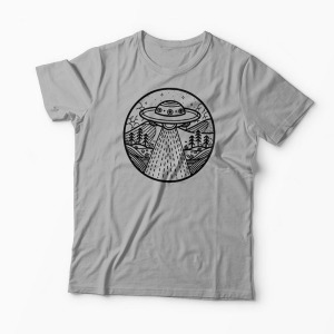 Tricou Extraterestru Ufo - Bărbați-Gri