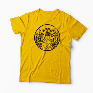 Tricou Extraterestru Ufo - Bărbați-Galben