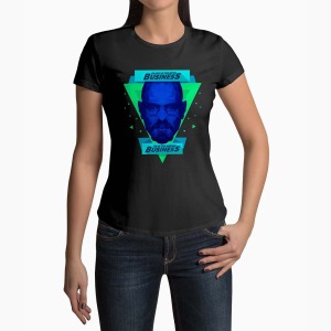 Tricou Femei Personalizat Walter White Breaking Bad - Femei-Negru