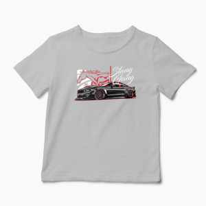 Tricou Ford Mustang Gang - Copii-Gri