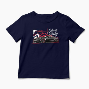 Tricou Ford Mustang Gang - Copii-Bleumarin