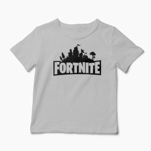 Tricou Fortnite - Copii-Gri