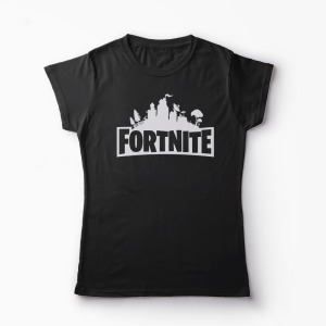 Tricou Fortnite - Femei-Negru