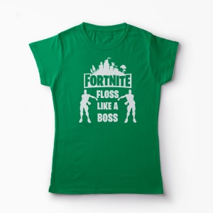 Tricou Fortnite Floss Like A Boss - Femei-Verde