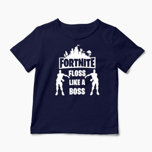 Tricou Fortnite Floss Like A Boss - Copii-Bleumarin