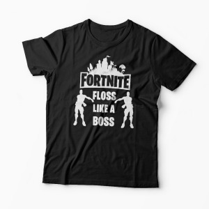 Tricou Fortnite Floss Like A Boss - Bărbați-Negru