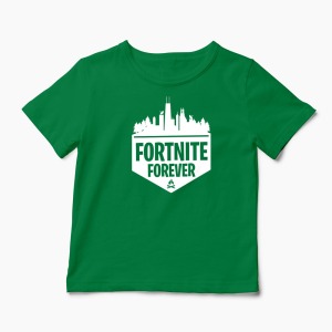 Tricou Fortnite Forever - Copii-Verde