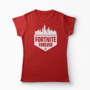 Tricou Fortnite Forever - Femei-Roșu