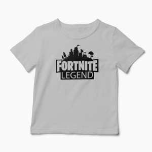 Tricou Fortnite Legend - Copii-Gri