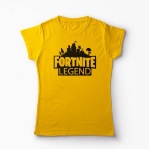 Tricou Fortnite Legend - Copii-Galben