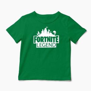 Tricou Fortnite Legend - Copii-Verde