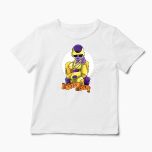 Tricou Frieza Gold - Copii-Alb