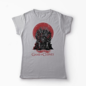 Tricou Game of Clones - Femei-Gri