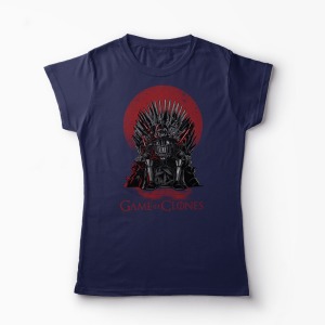 Tricou Game of Clones - Femei-Bleumarin