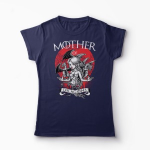 Tricou Game of Thrones - Mother of Dragons - Femei-Bleumarin