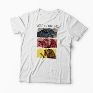 Tricou Game of Thrones - War is Coming - Bărbați-Alb