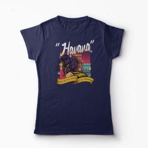 Tricou Havana In My Heart - Femei-Bleumarin