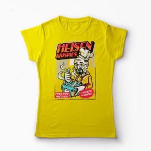 Tricou Heisen Krispies - Breaking Bad - Femei-Galben