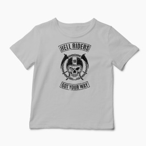 Tricou Hell Riders Got Your Way - Copii-Gri