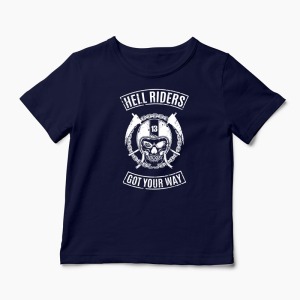 Tricou Hell Riders Got Your Way - Copii-Bleumarin