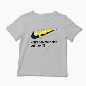 Tricou Homer - Can't Someone Else Just Do It - Copii-Gri