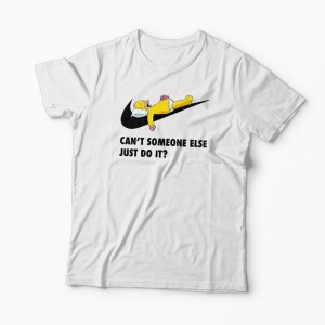 Tricou Homer - Can't Someone Else Just Do It - Bărbați-Alb