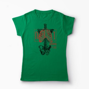 Tricou I Love You - Bone Reminder - Femei-Verde