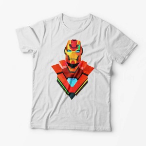 Tricou Iron Man - Bărbați-Alb