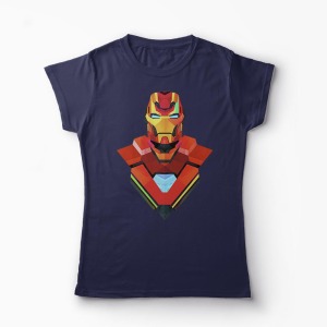 Tricou Iron Man - Femei-Bleumarin