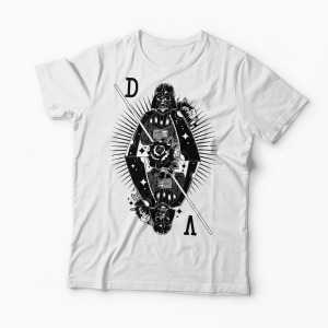 Tricou King Darth Vader - Bărbați-Alb