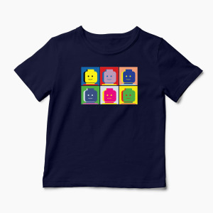 Tricou Lego Portret - Copii-Bleumarin