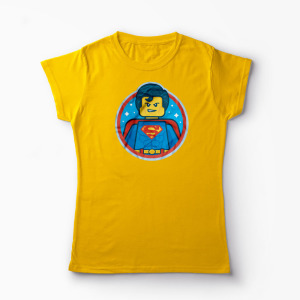 Tricou Lego Superman - Femei-Galben