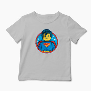 Tricou Lego Superman - Copii-Gri