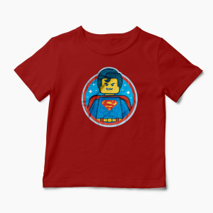 Tricou Lego Superman - Copii-Roșu