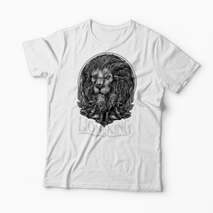 Tricou Lion King  - Bărbați-Alb