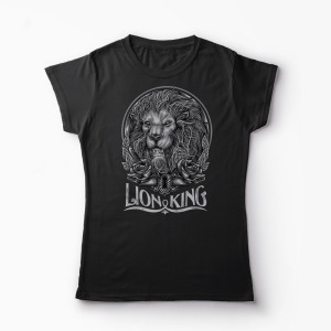 Tricou Lion King  - Femei-Negru